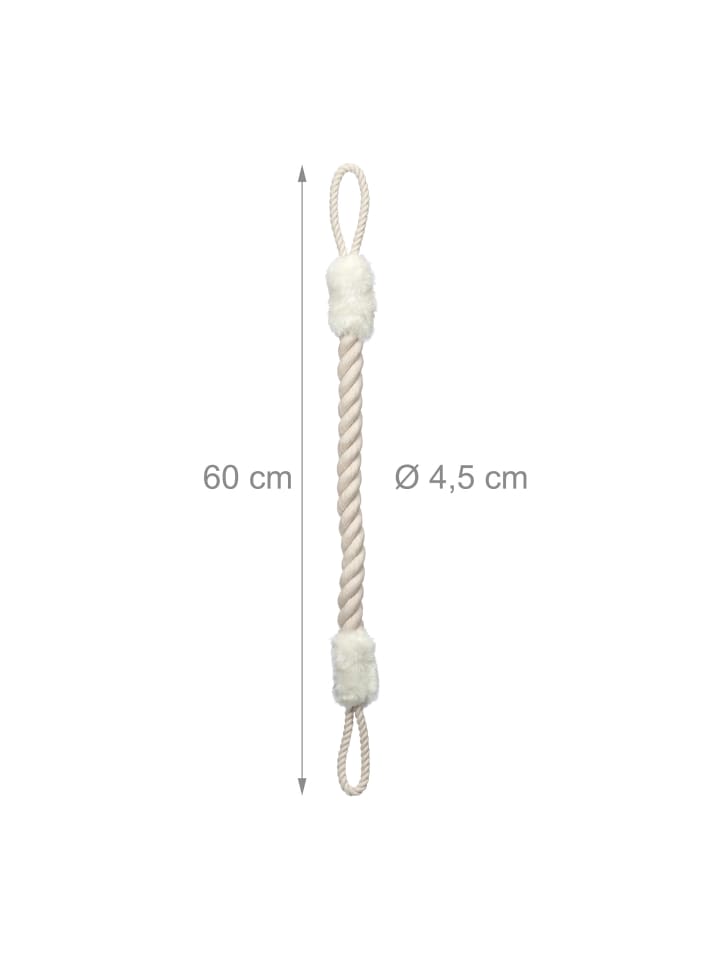 relaxdays 2 x Türkordel in Beige/ Weiß günstig kaufen onesize