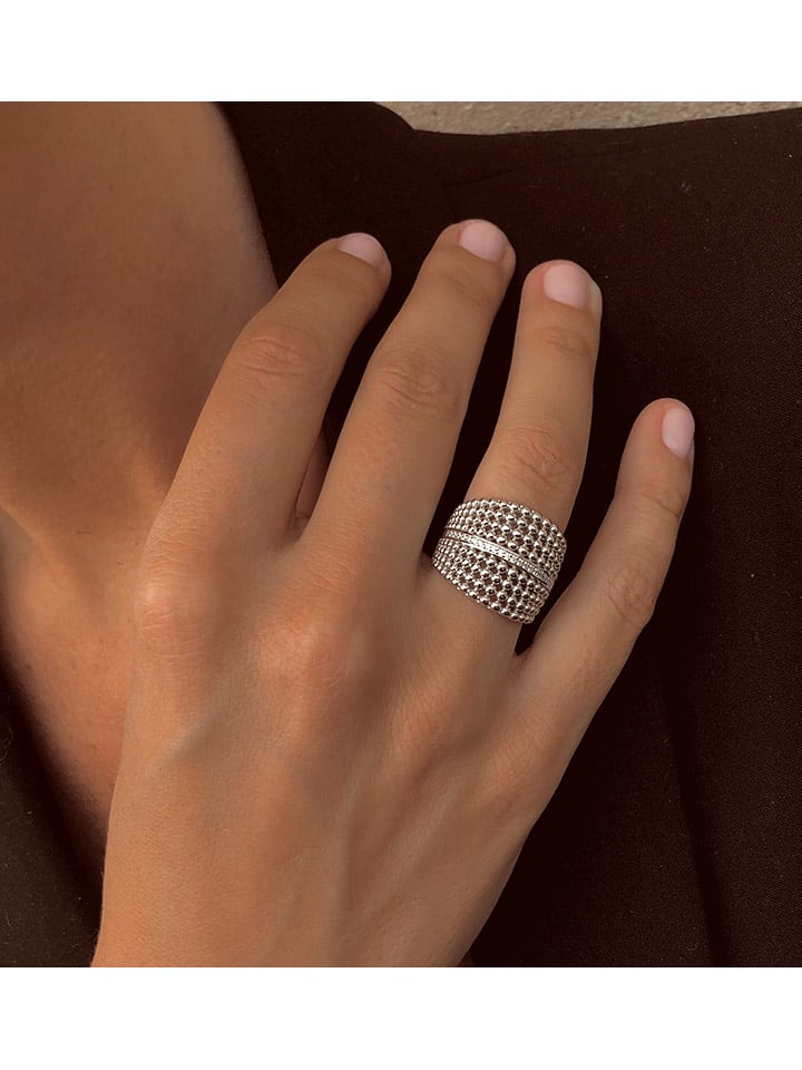 Les Petites Précieuses Silber-Ring mit Edelsteinen günstig kaufen