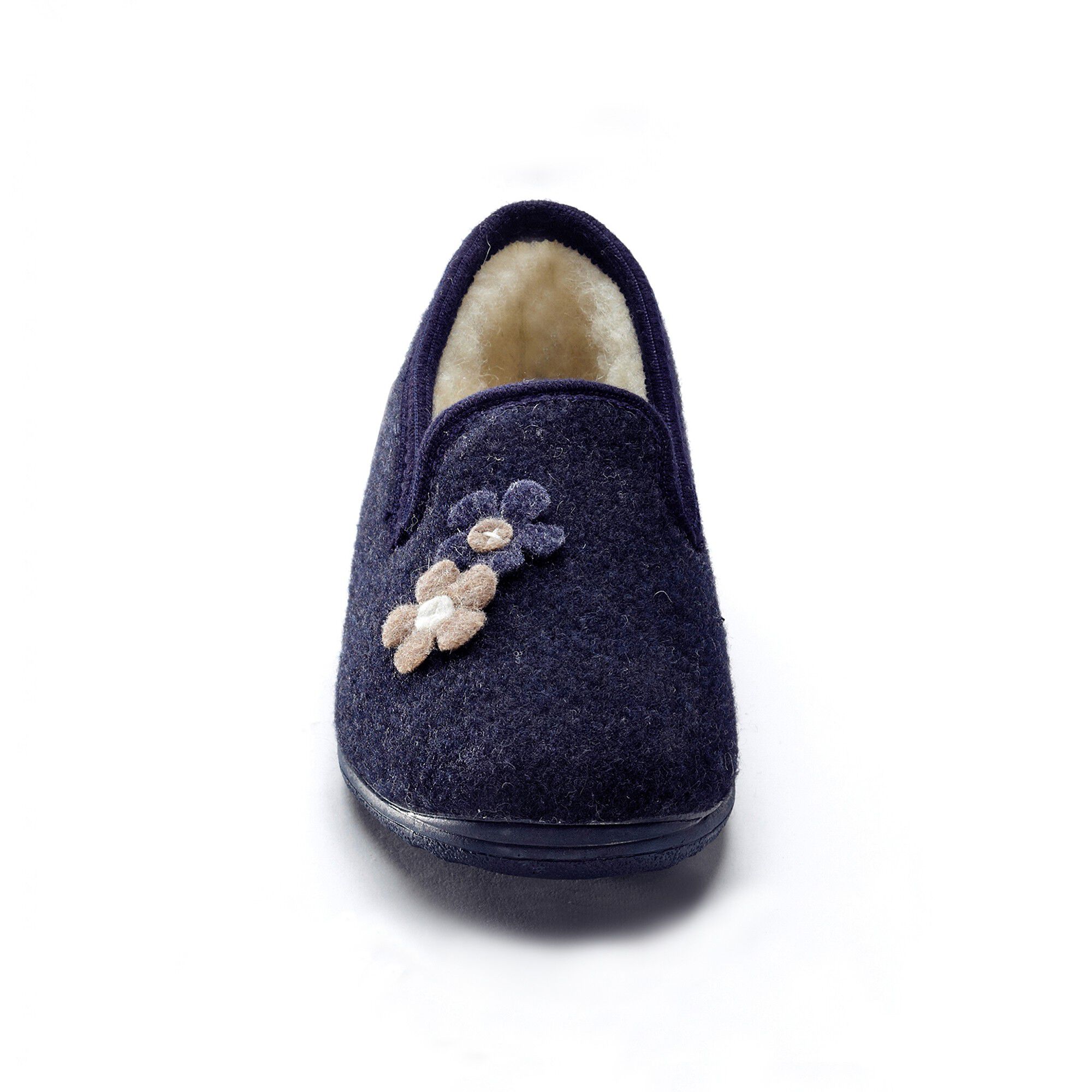 Pantoufles fleurs