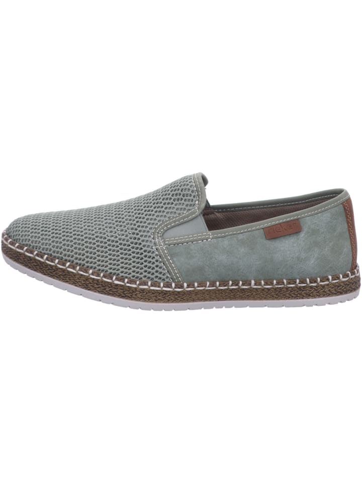 rieker Herren Halbschuhe  in Grün günstig kaufen