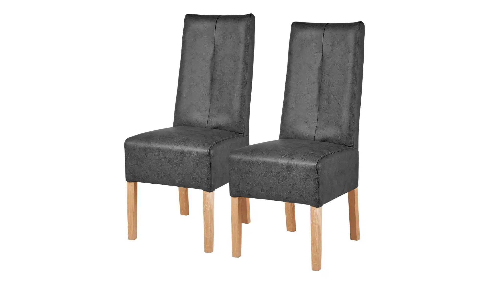 Polsterstuhl 2-er Set aus Buche