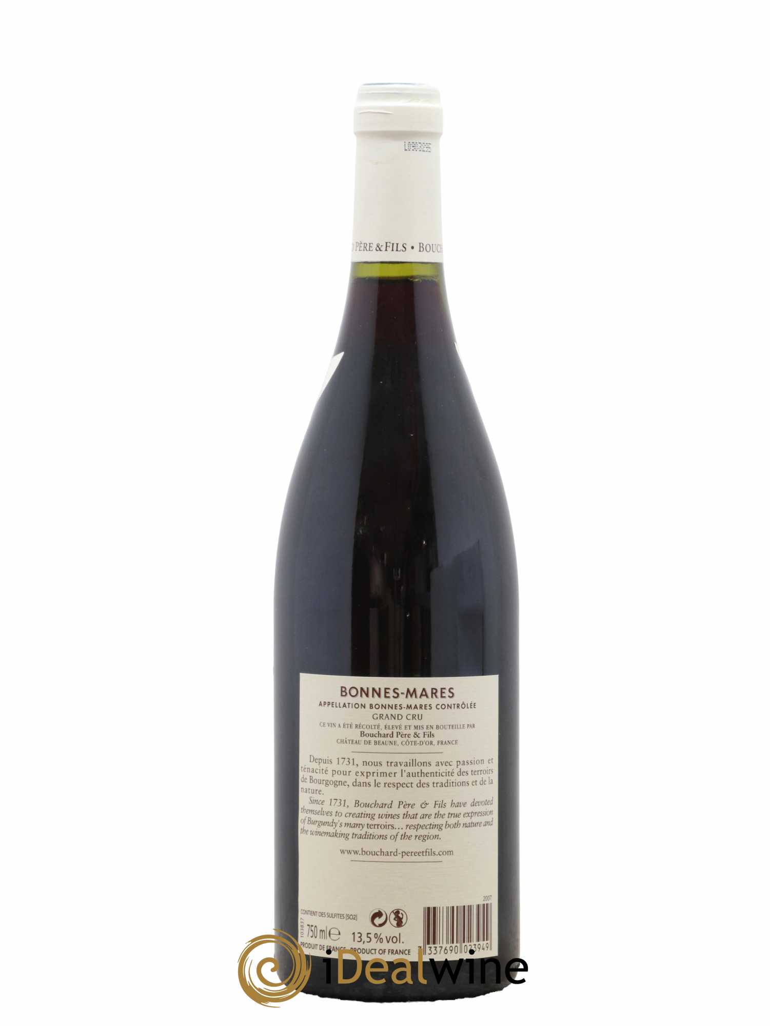 Bonnes-Mares Grand Cru Bouchard Père & Fils  2007 - Lot de 1 Bouteille