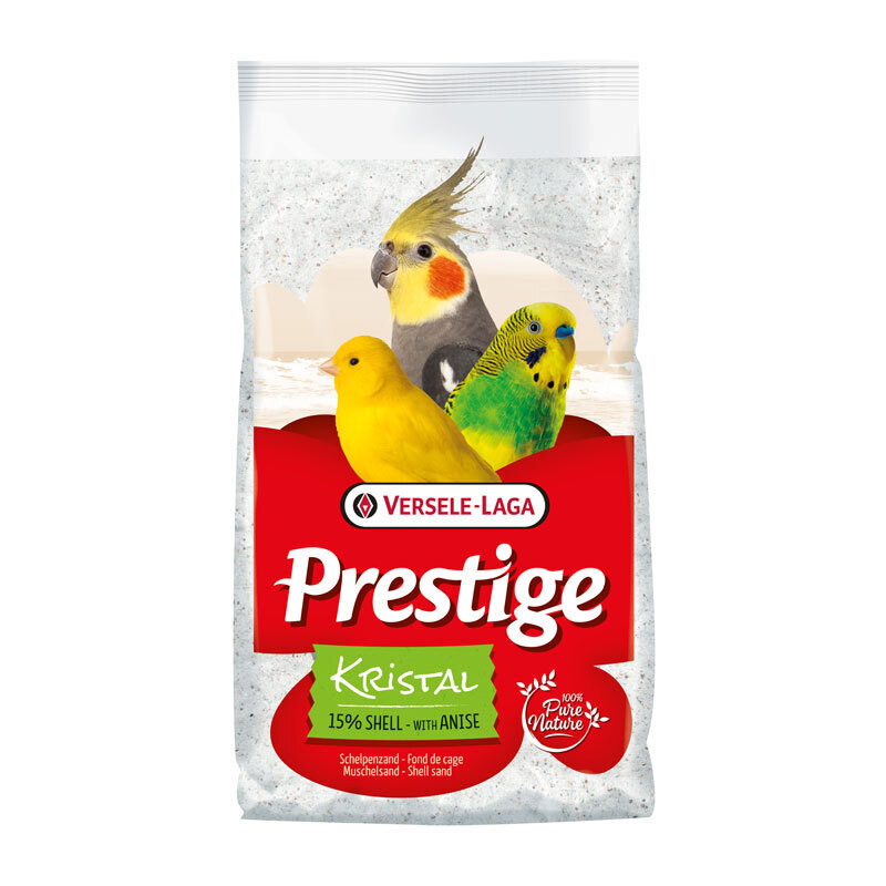 Versele-Laga Streu & Sand Versele-Laga Prestige Muschelsand Kristal 25kg