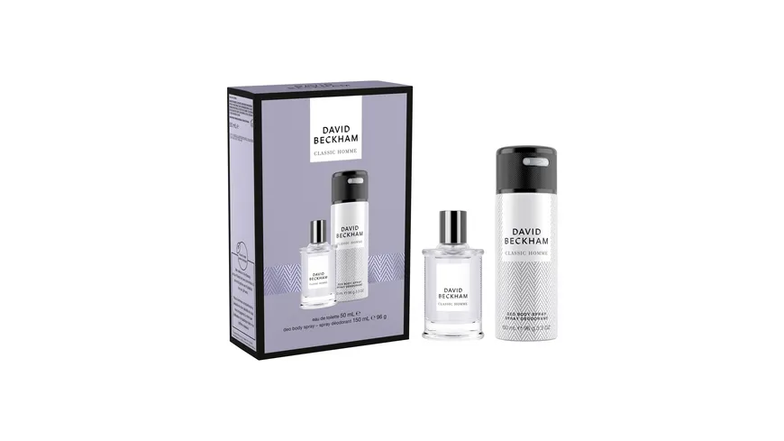 DAVID BECKHAM Classic Homme Eau de Toilette + Deo Geschenkpackung