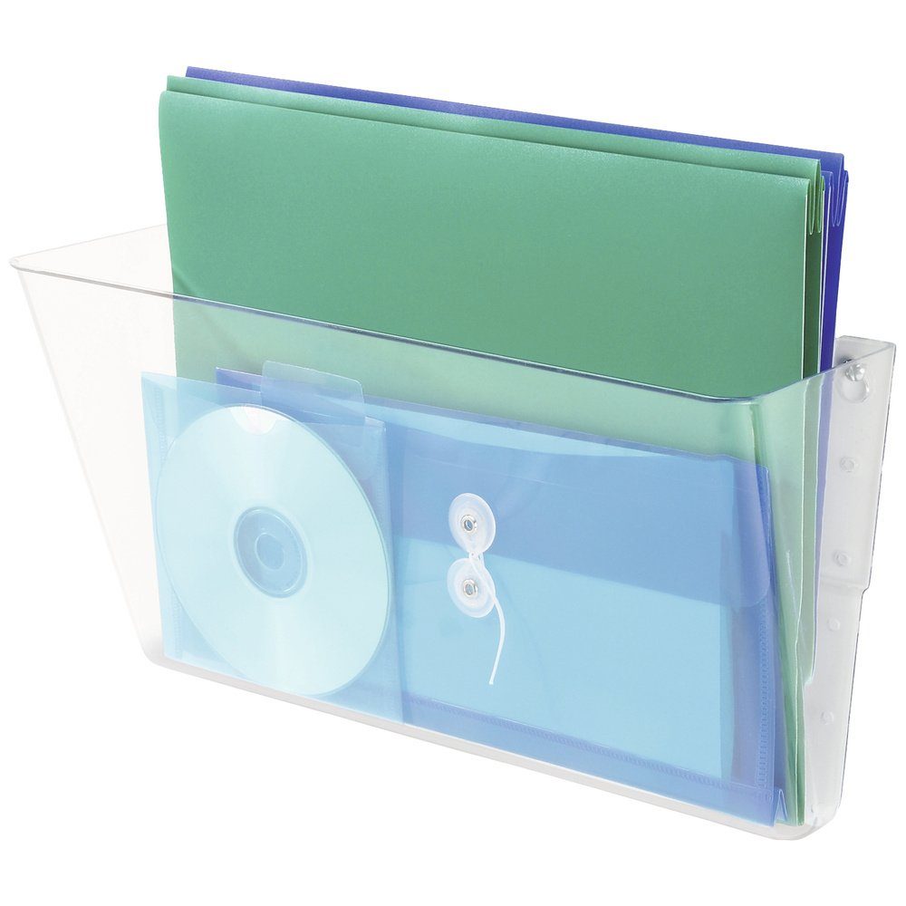 Deflecto Zeitungsständer Deflecto DocuPocket 73101 Wand-Prospekthalter Transparent DIN A4 quer