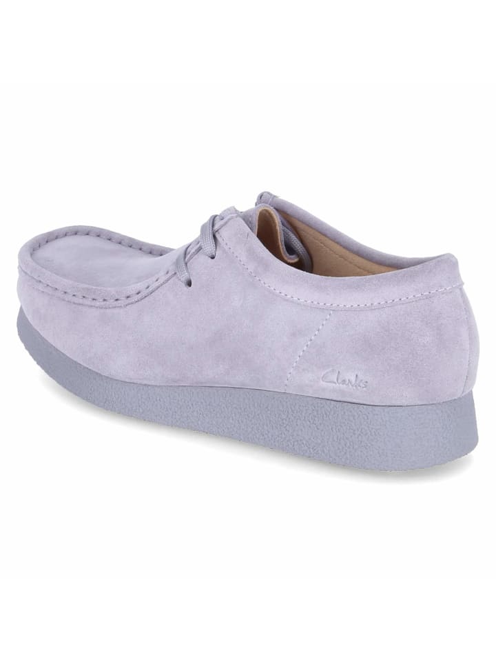 Clarks Halbschuhe WALLABEEEVOSH in Violett günstig kaufen