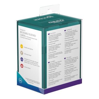Ultimate Guard Boulder Deck Case 80+ Standard Size Malachit