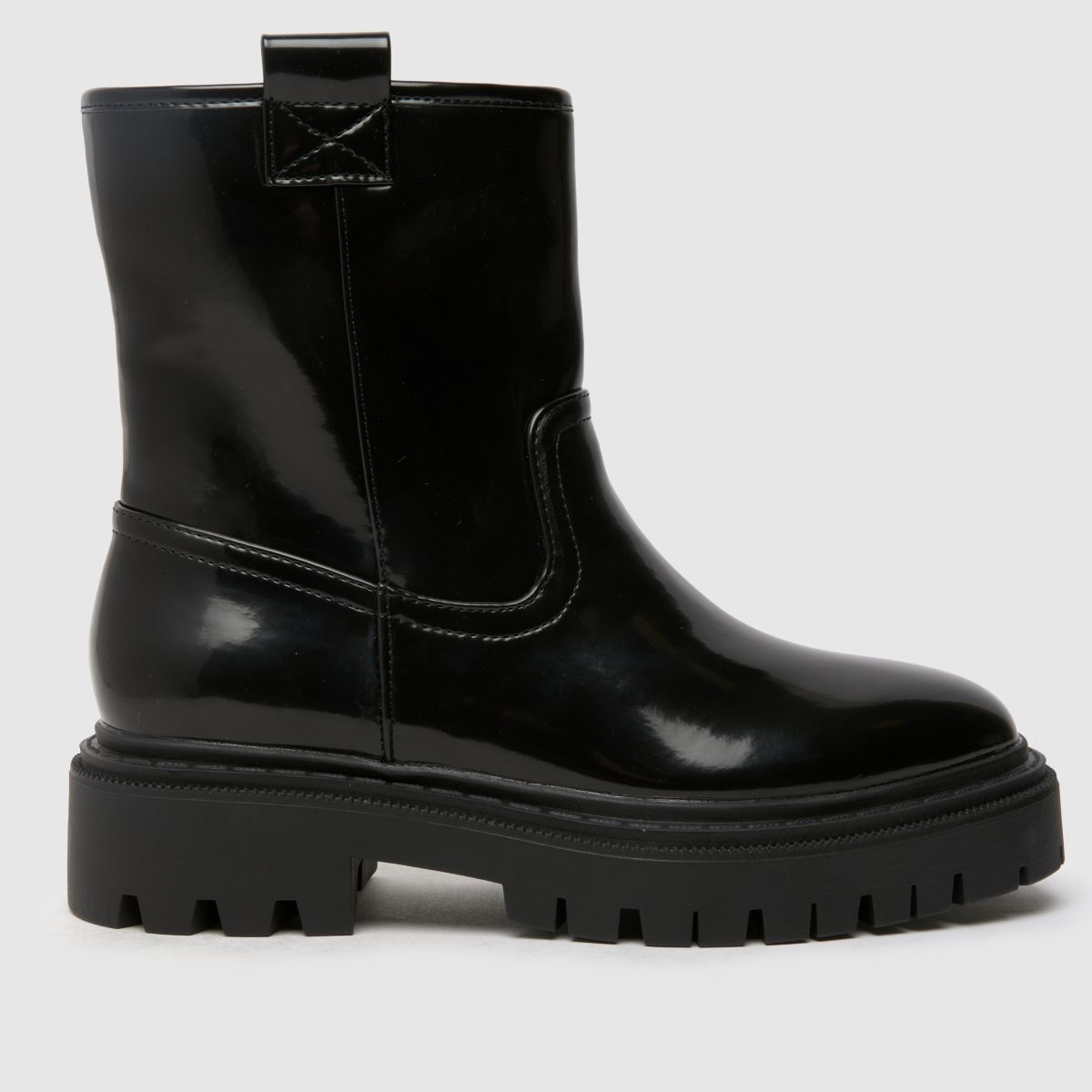 Schuh Alana – Svarta stövlar med dragkedja