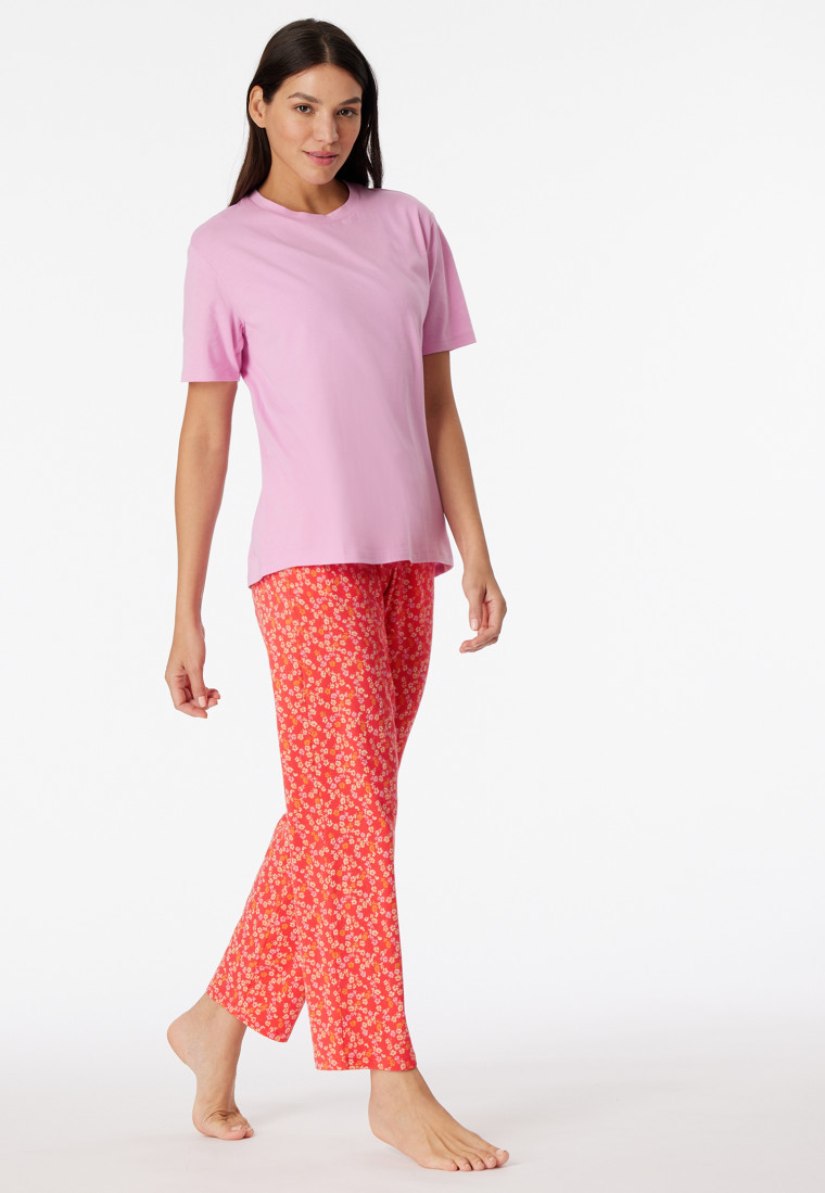 Shirt kurzarm bonbonrosa - Mix+Relax