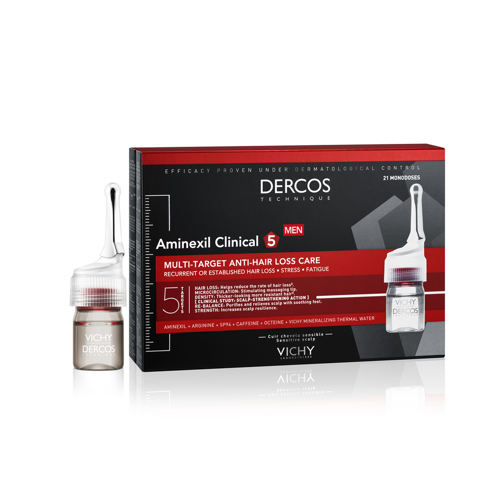 Vichy Dercos Aminixil Traitement Anti-Chute Cheveux Homme