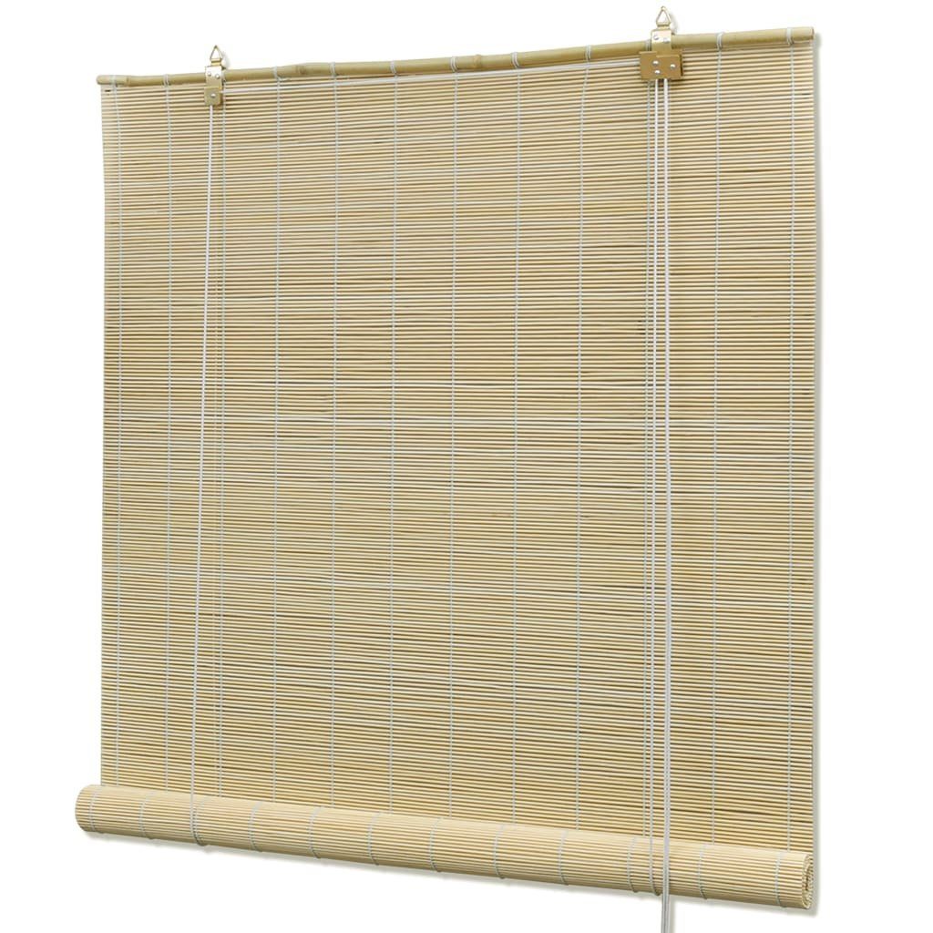 Rollo Bambusrollo 80x220 cm Natur, vidaXL