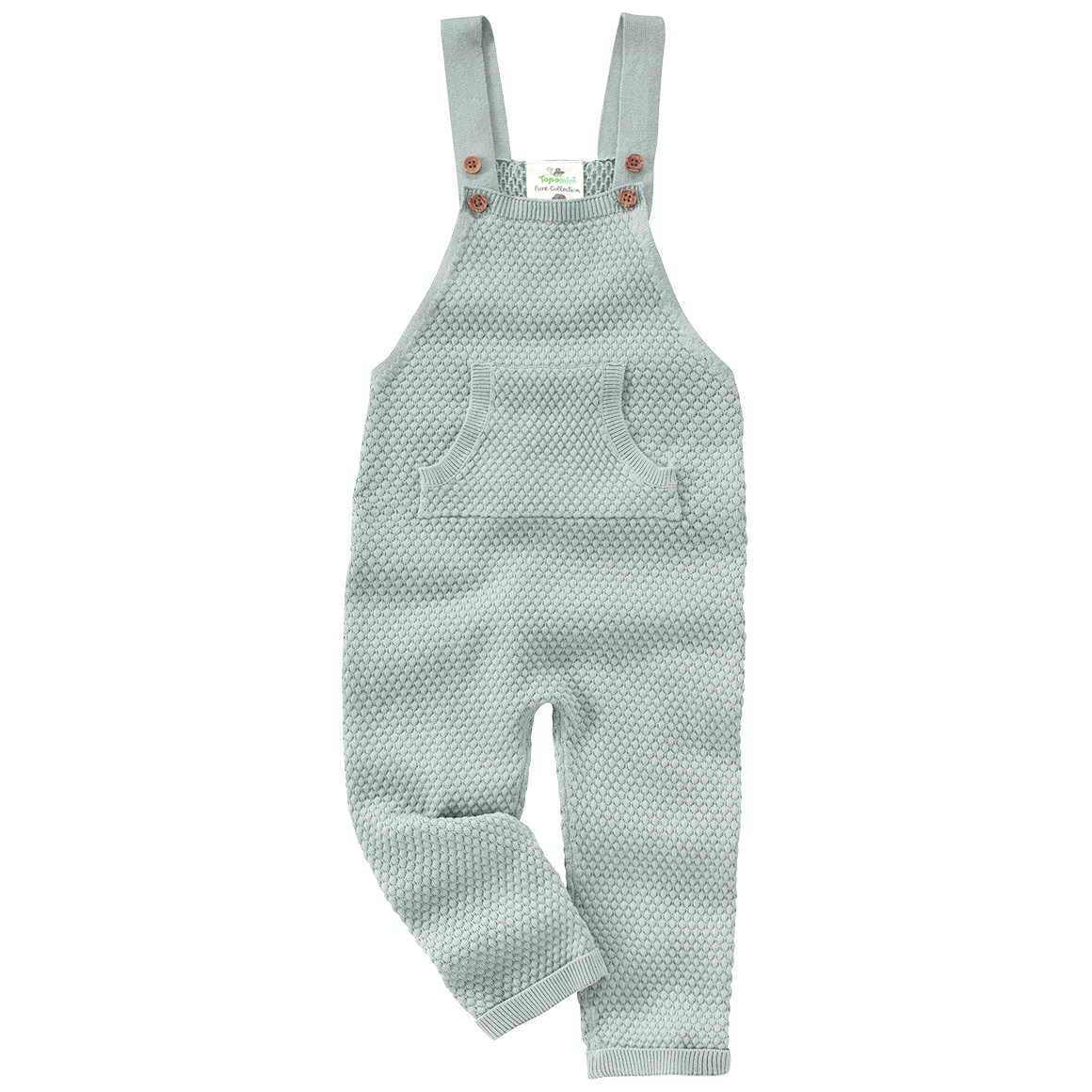 Baby Stricklatzhose mit Kängurutasche