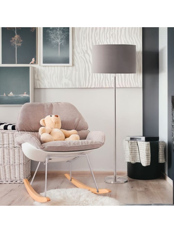 KADIMA DESIGN Schaukelstuhl Textil Holzkufen, Designsessel, Komfortabler Polstersessel günstig kaufen onesize