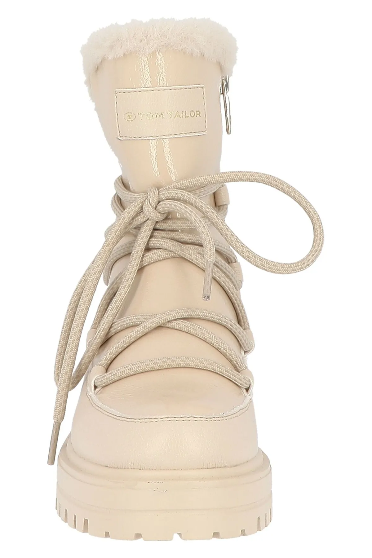 Tom Tailor  Stiefelette - Beige - Blockabsatz