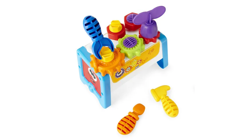 Chicco - 2 in 1 Werkbank mit Werkzeugen, 1 Stück, sortiert