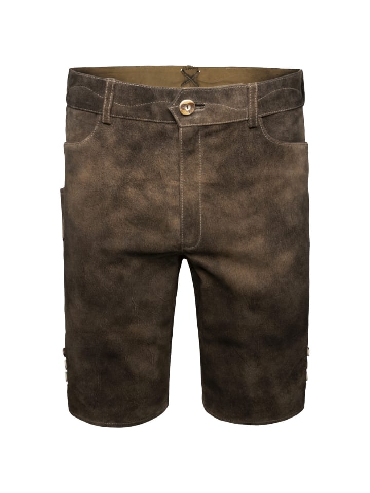 Spieth & Wensky Lederhose Pio in braun günstig kaufen