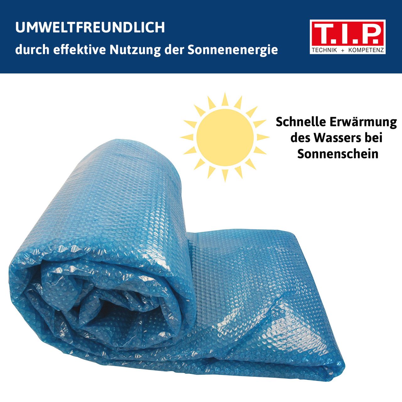 T.I.P. Pool Solarabdeckung SSF 412x201/120
