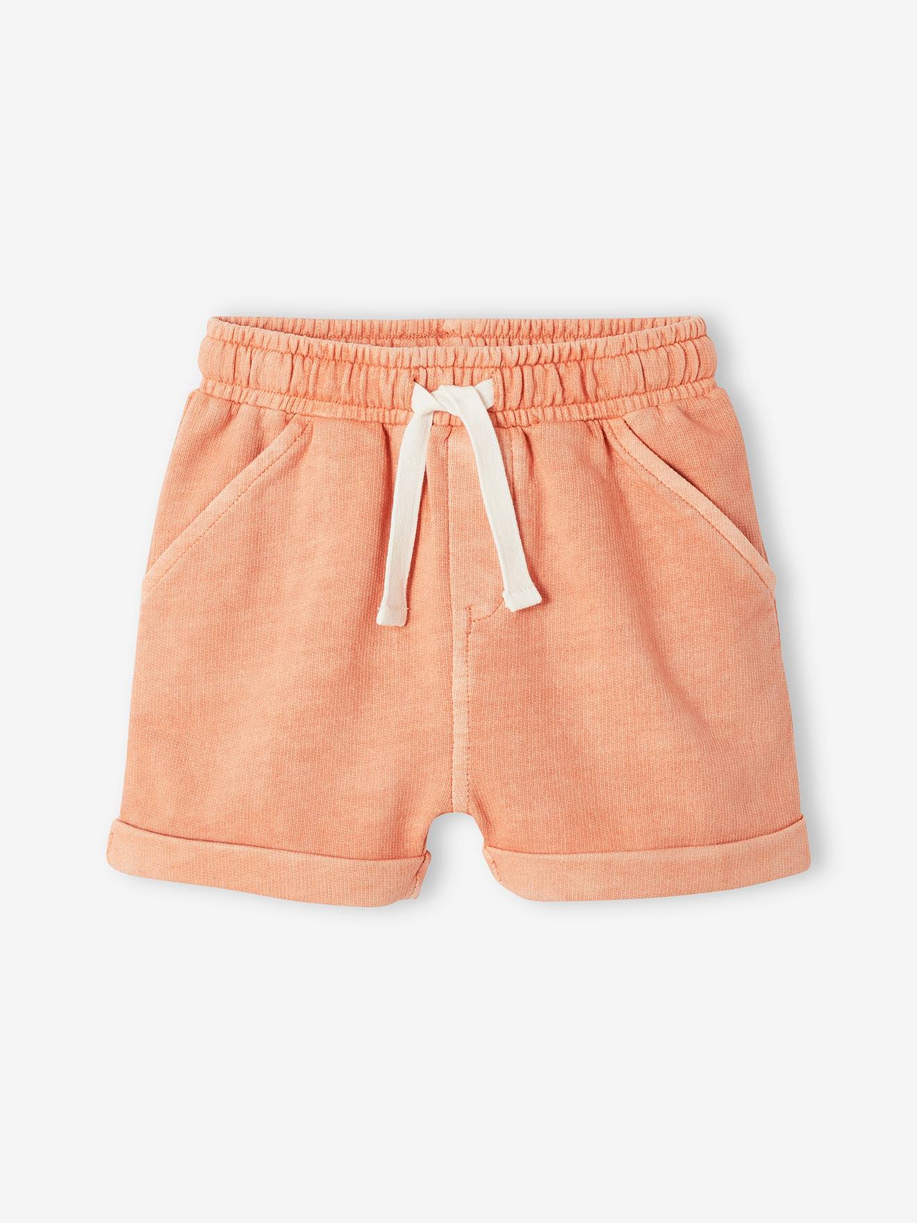 Vertbaudet Baby Shorts mit Dehnbund - orange