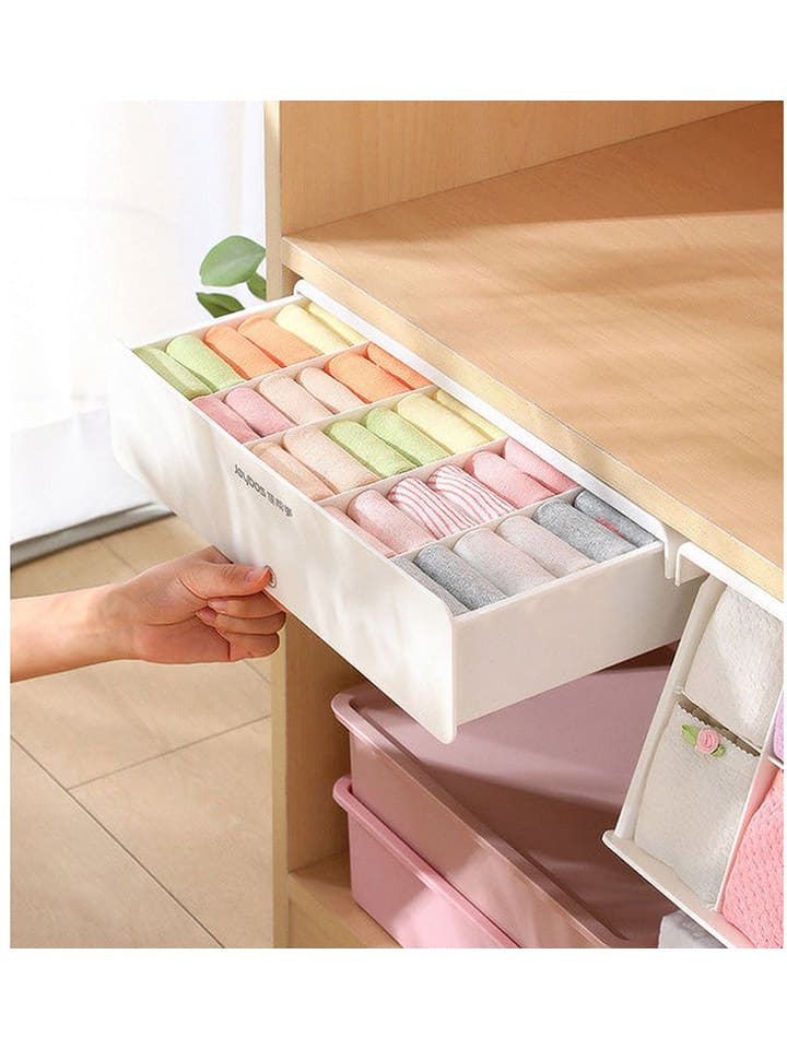 Joybos Wäsche-Organizer in Weiß - (B)36 x (H)8,5 x (T)18 cm günstig kaufen onesize