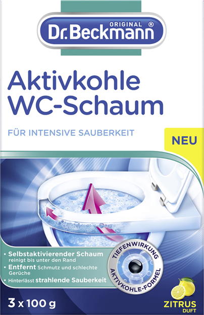Dr. Beckmann Aktivkohle WC-Schaum