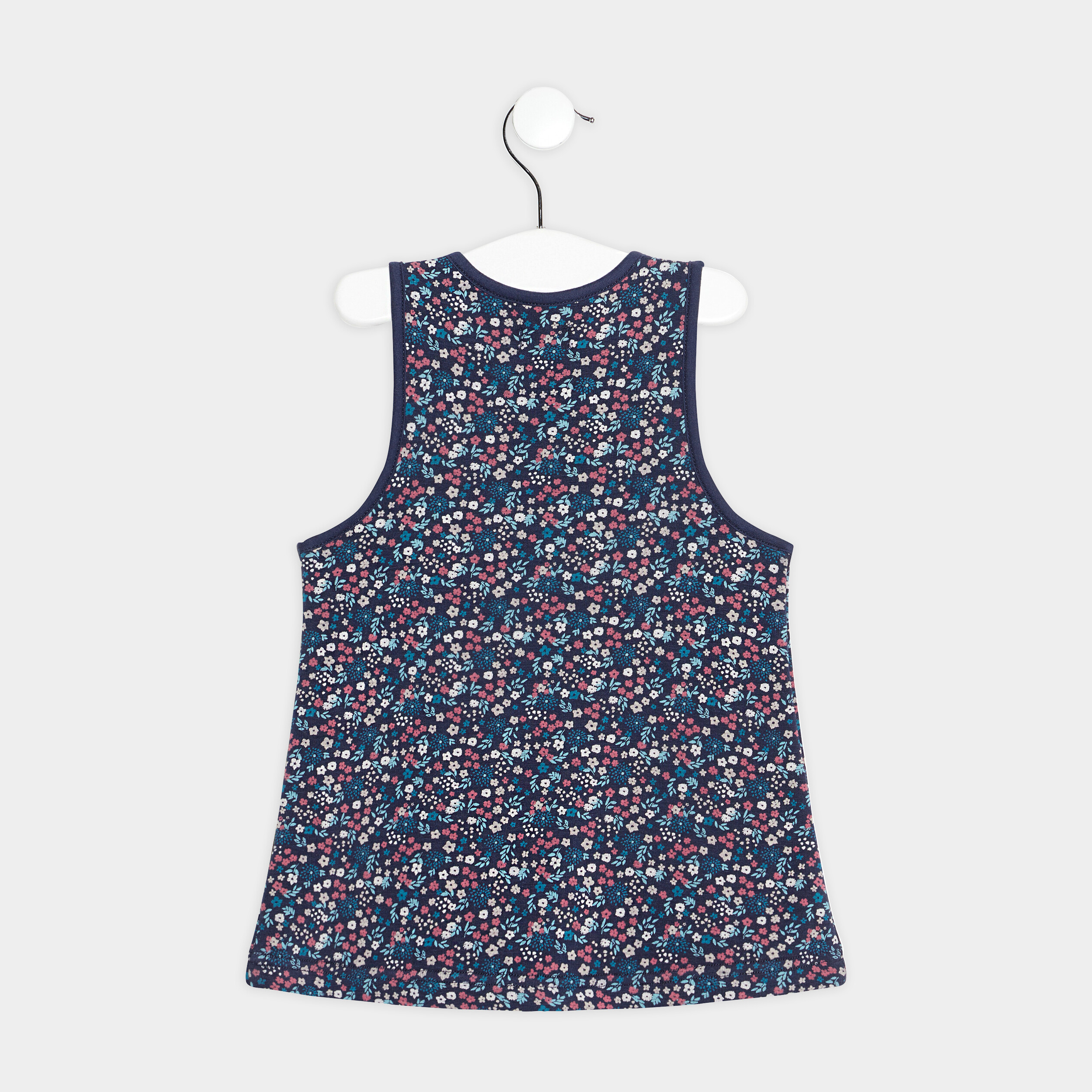 Robe droite sans manches bleu marine bébé fille | La Halle
