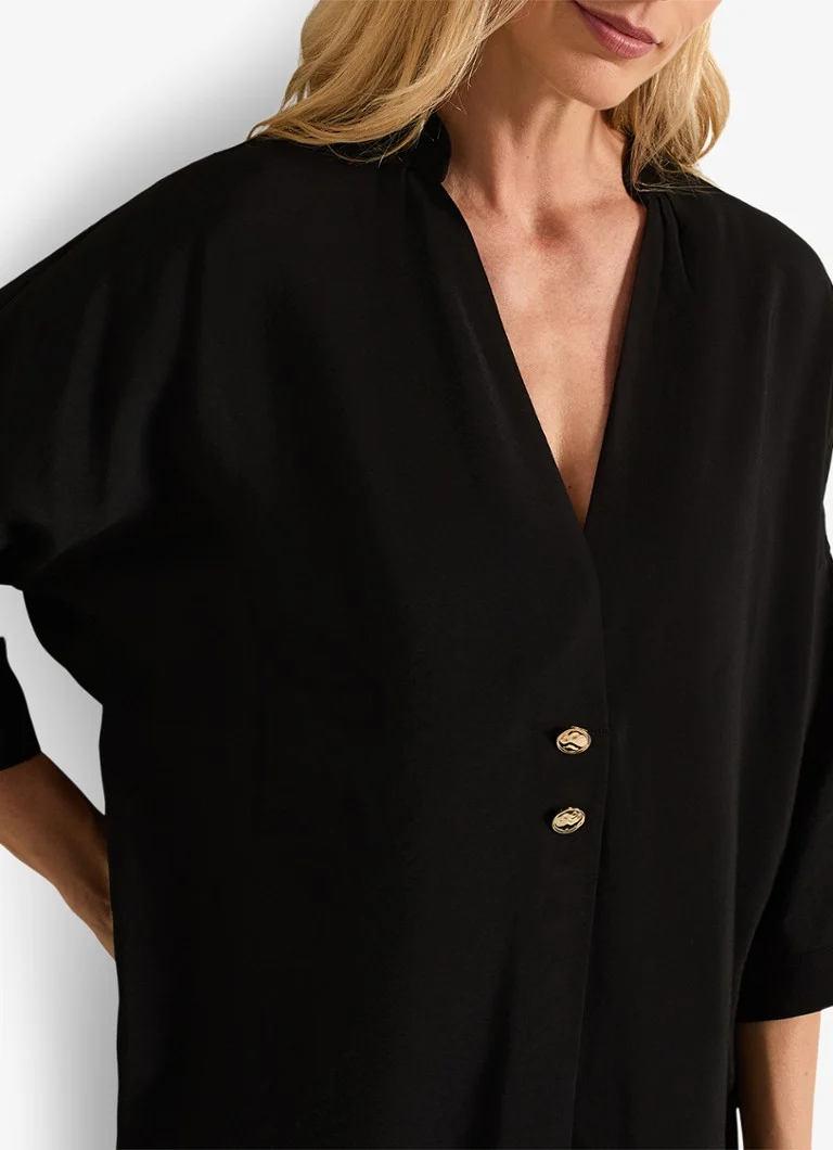 Camicetta oversize Phase Eight Cynthia con bottoni