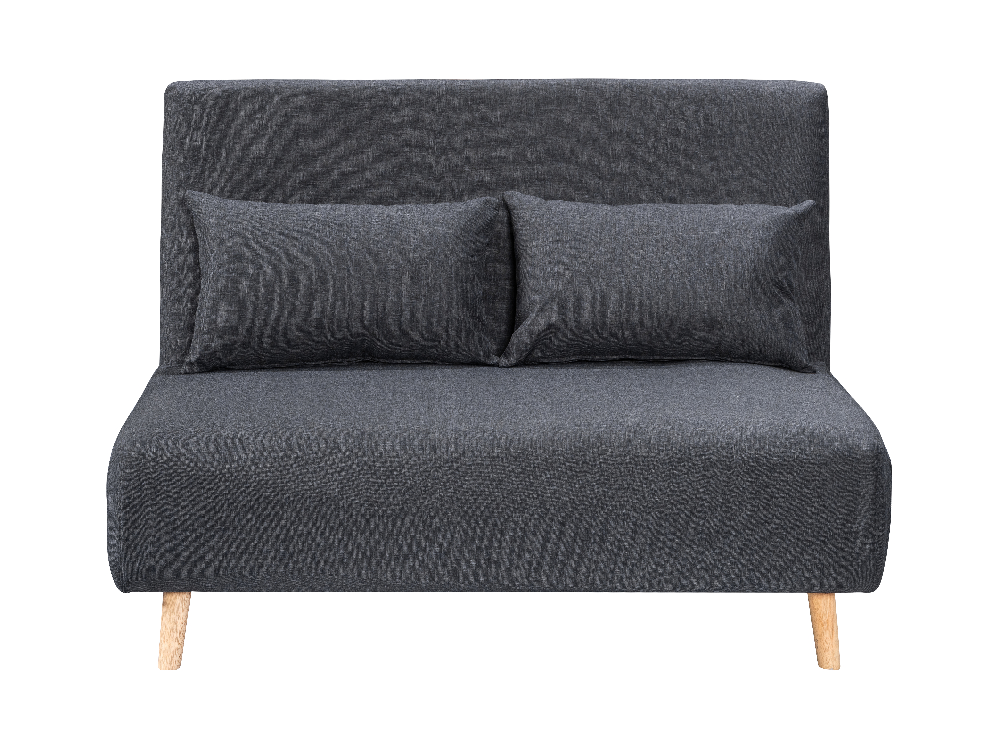 Better Home Faltbare Schlafsofa 2-Sitzer Sofa mit 2 Rückenkissen & Bettfunktion