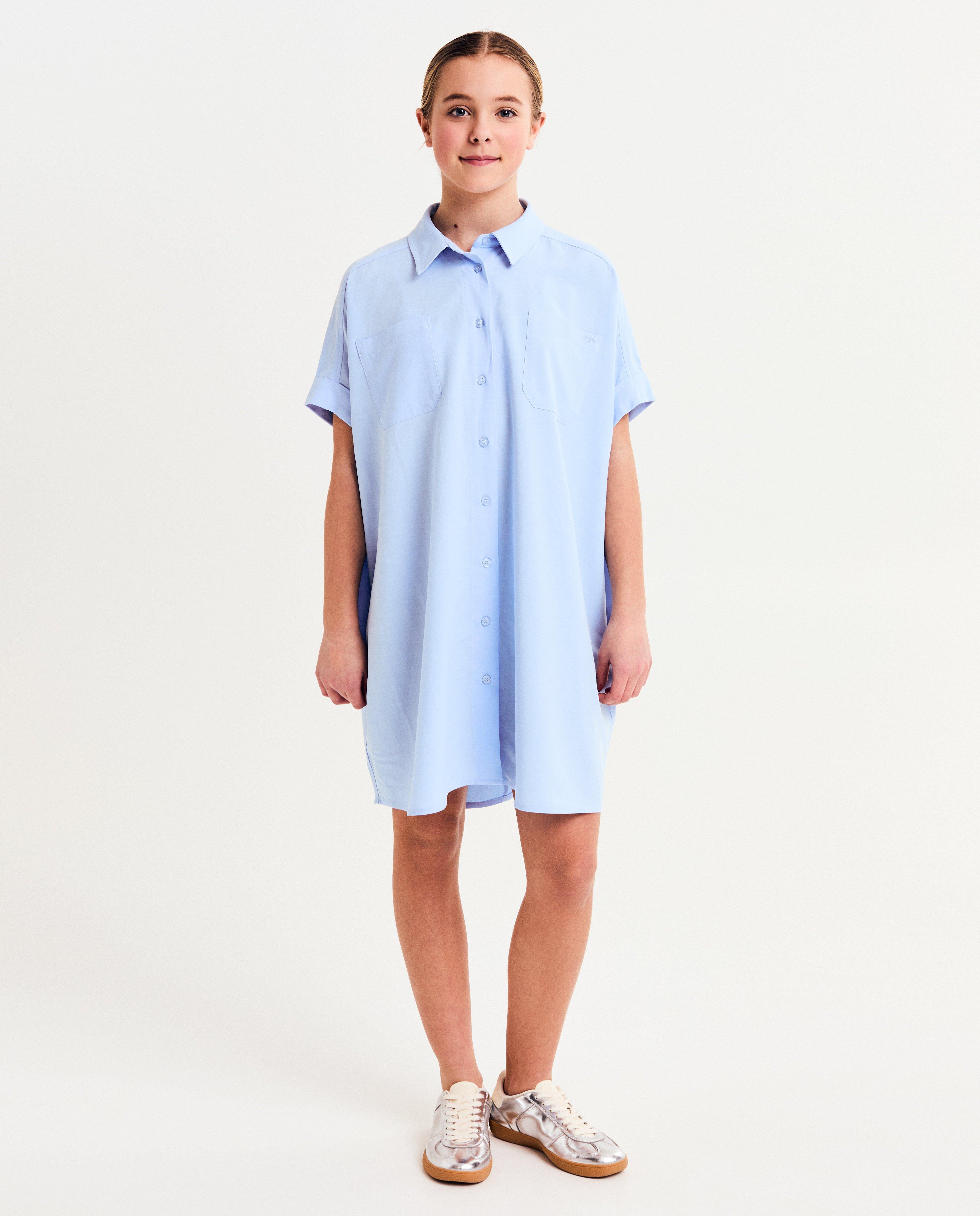 Rochie I AM din viscoză LENZING™ ECOVERO™, 128-164 albastru deschis