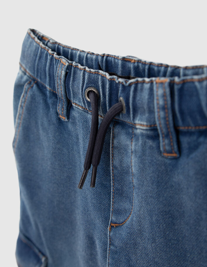 Jogger EASY BATTLE en jean bleu garçon