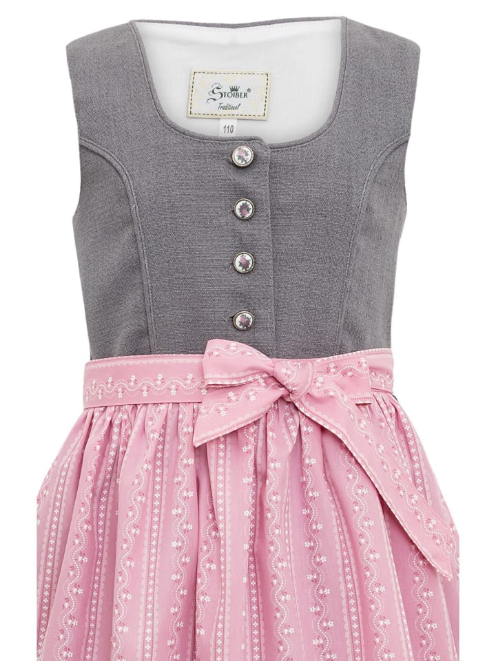 Stoiber Kinderdirndl IRIS in grau günstig kaufen