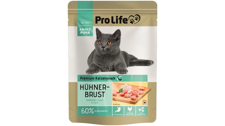 Pro Life Katze Hühnerbrust in Gelee 70g 70 g