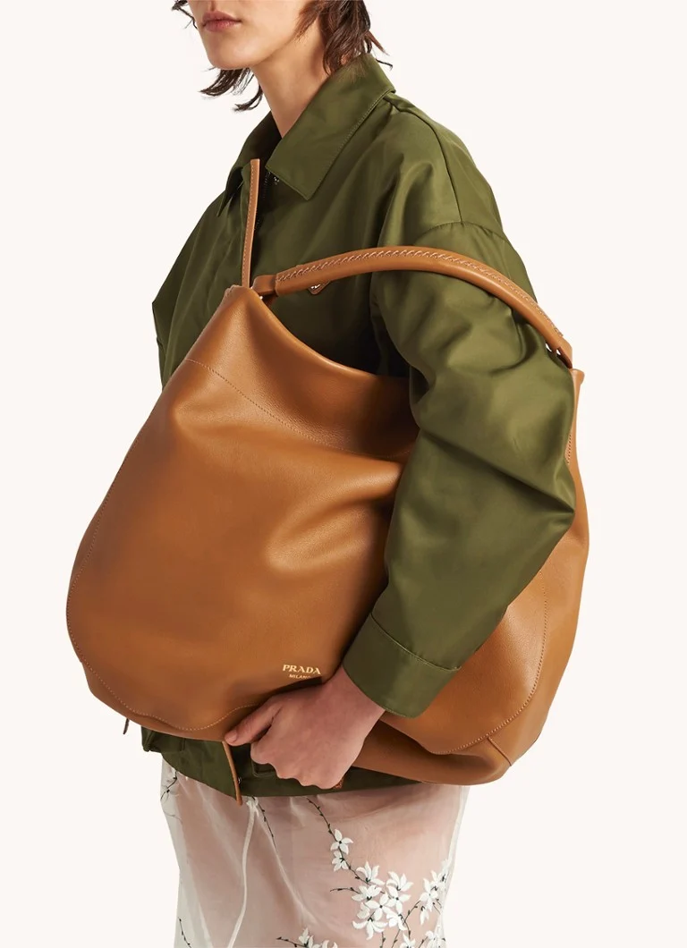 Prada Large leather shoulder bag
