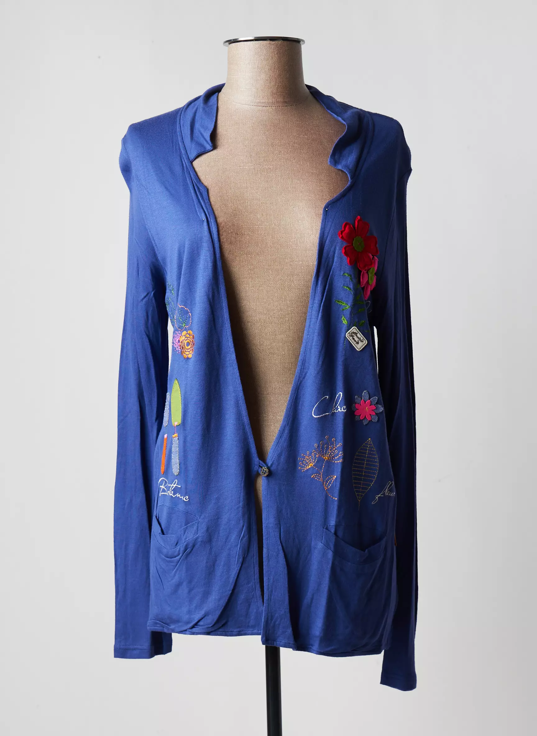Mamatayoe Cardigans Femme couleur bleu