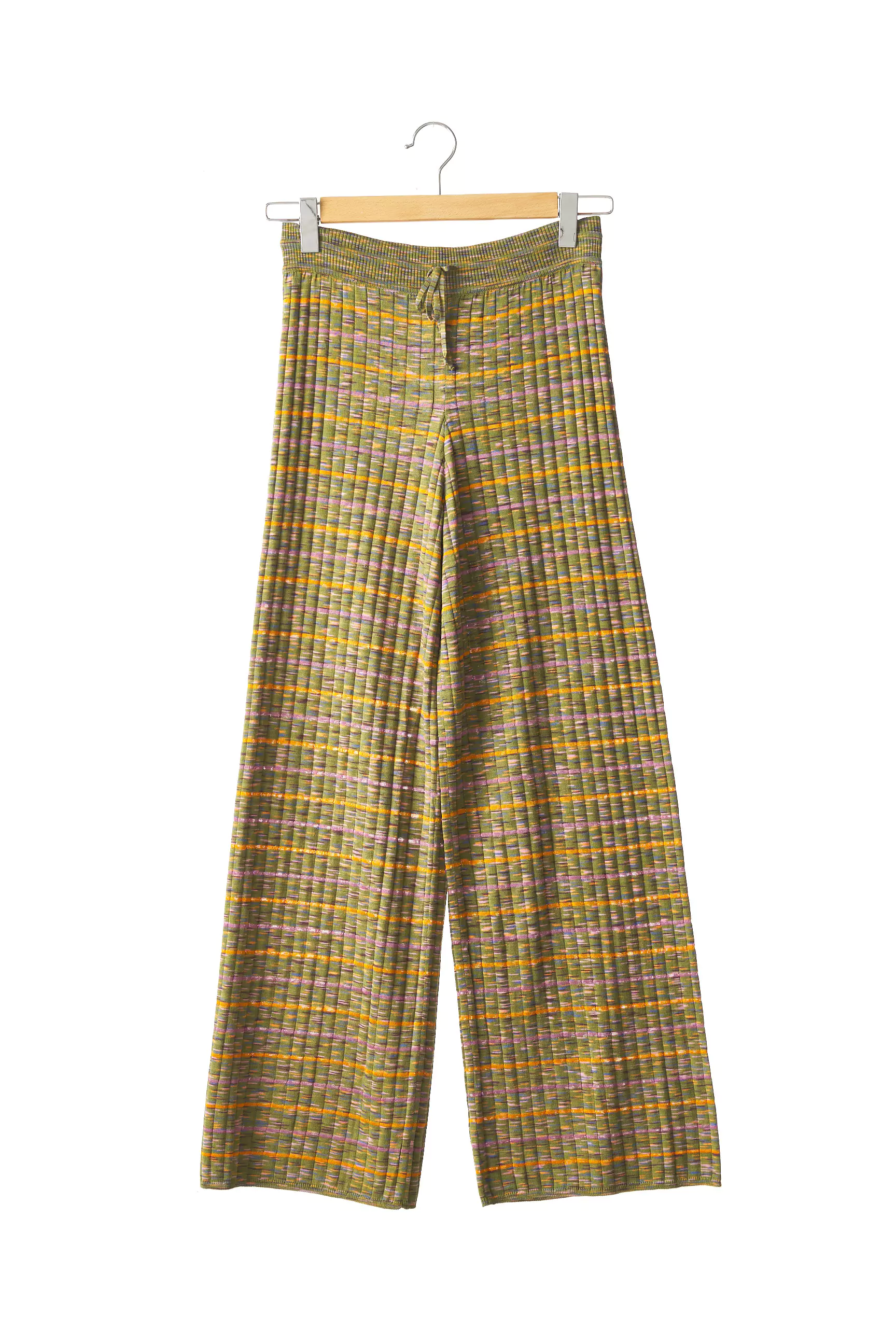 Missoni Pantalons Larges Femme couleur vert