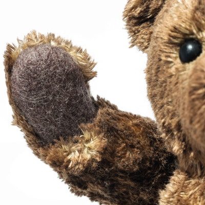 55PB Teddybär, 35 cm, hellbraun