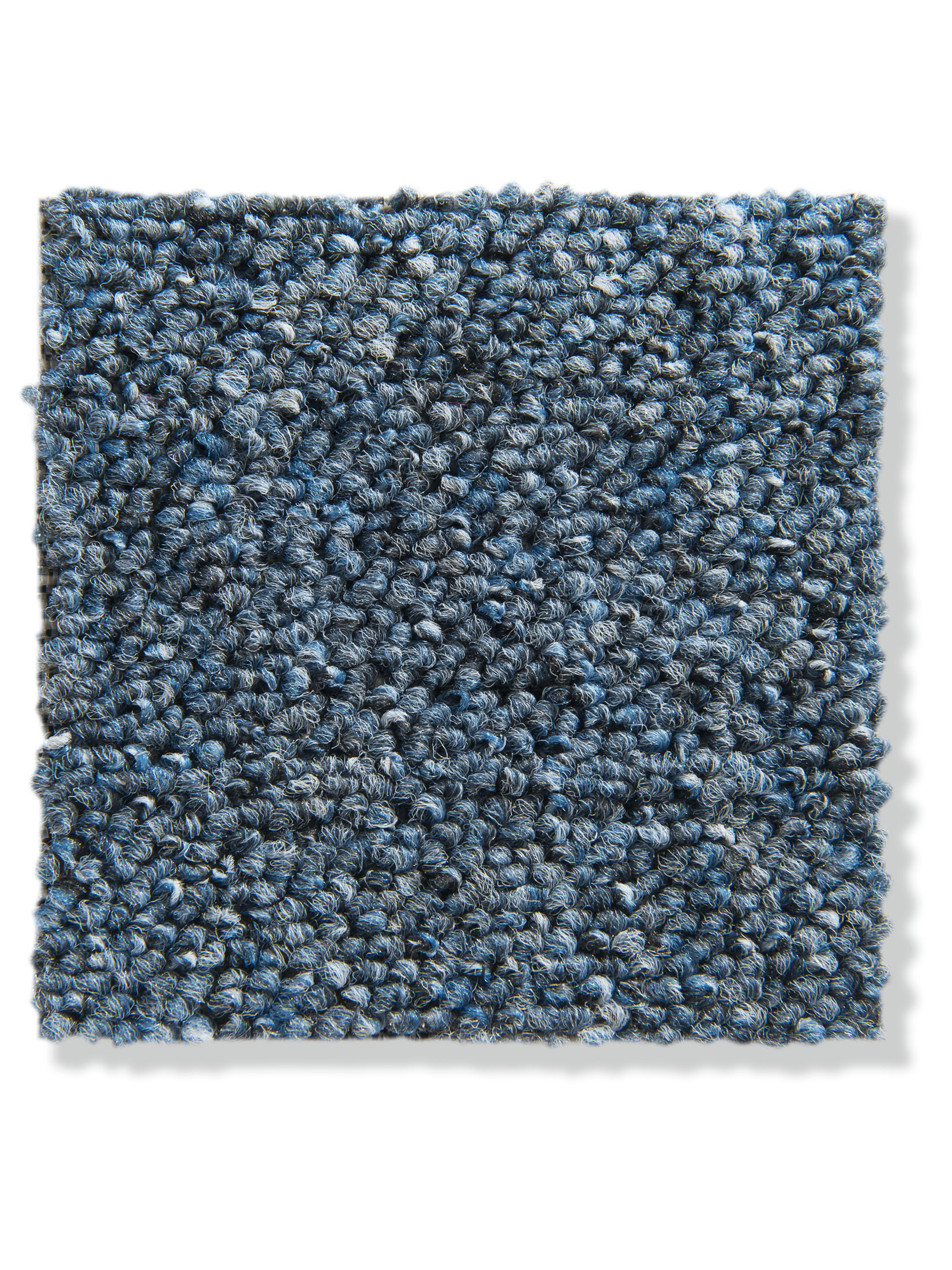 Color Schlingen-Teppichboden, Taubenblau 35