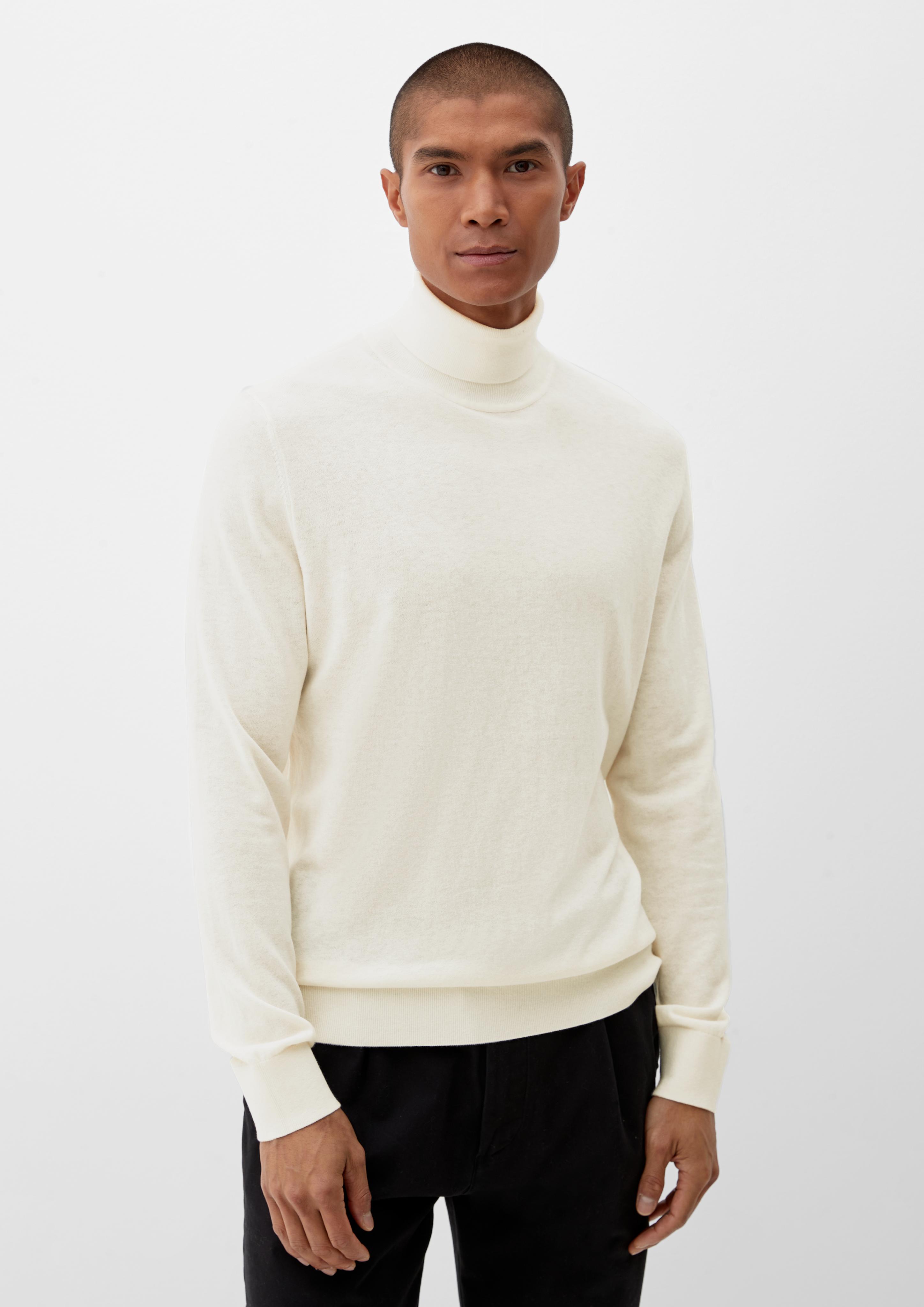 Rollkragenpullover mit Merinowolle  2118094-0240