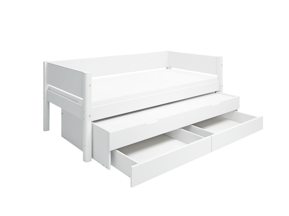 Flexa Einzelbett Duoliege White 90 x 200 cm