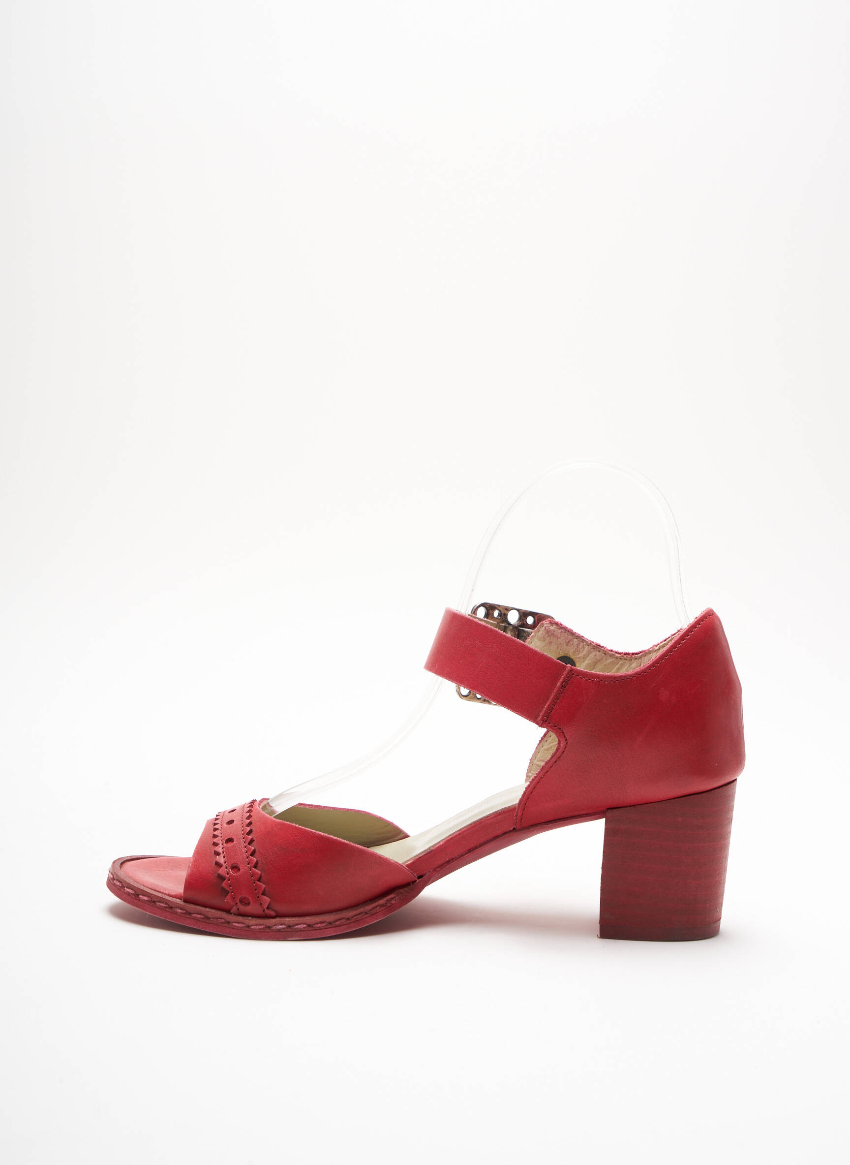 Stephane Gontard Sandales Nu Pieds Femme couleur rouge