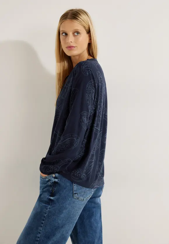 CECIL Paisley Viskose Bluse