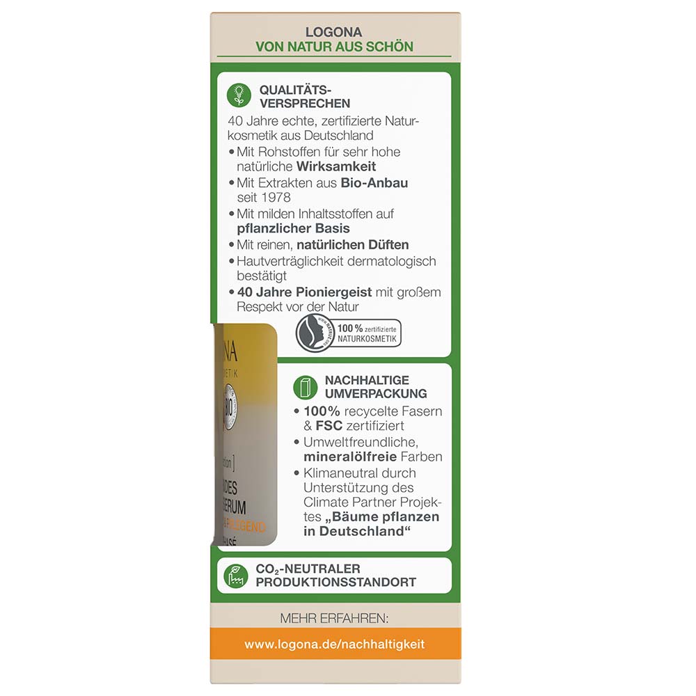 LOGONA Age Protection Festigendes 2-Phasen Öl Serum 30 ml