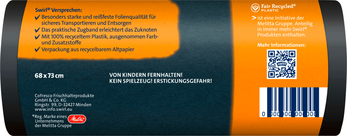 Schwerlast Müllsäcke Profi 60 l (3x12 St) mit 100 % recyceltem Plastik, 36 St