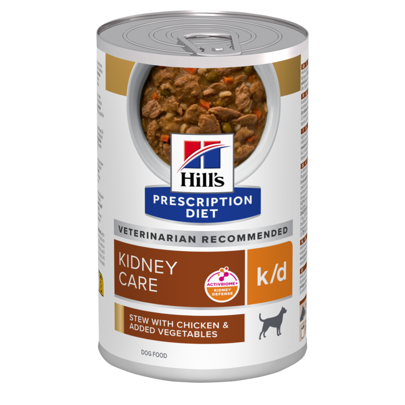 Hill's Nierendiät Hill's Prescription Diet Kidney Care k/d Ragout mit Huhn und zugefügtem Gemüse 12x354g