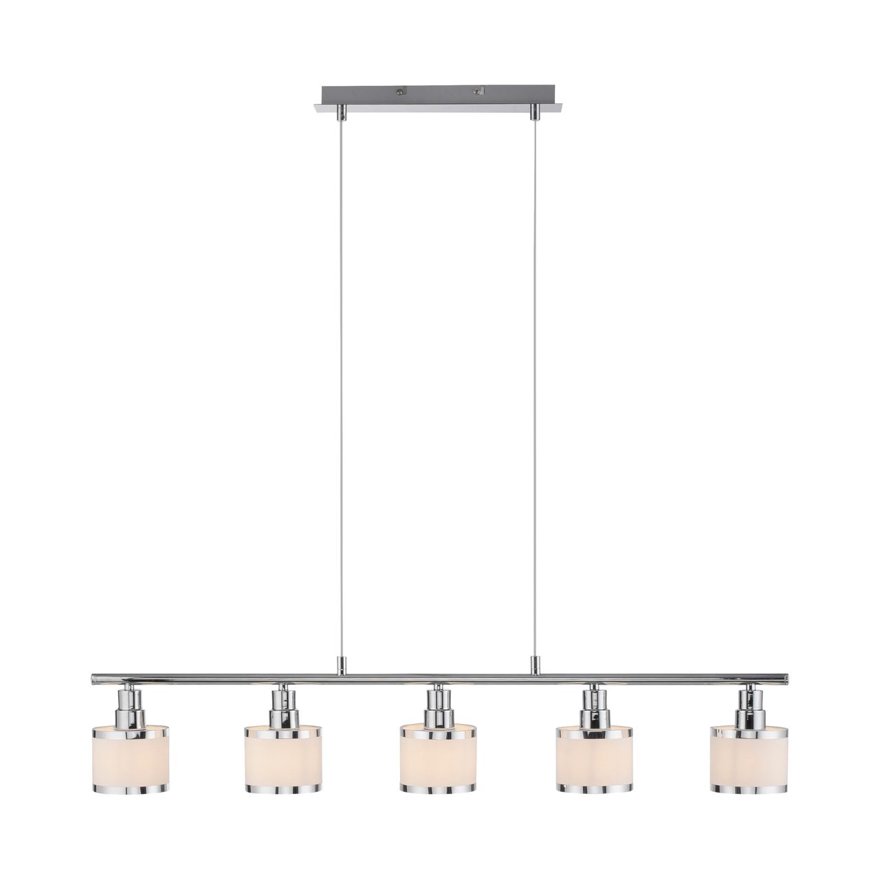 JUST LIGHT LeuchtenDirekt Pendelleuchte ACCOR,  5xE14 max. 25 W, Innenleuchte, IP20