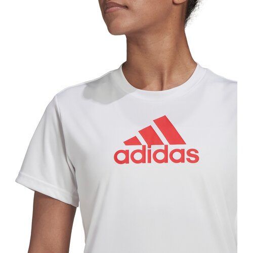 ADIDAS DAMEN PRIMEBLUE DESIGNED 2 MOVE LOGO SPORT T-SHIRT