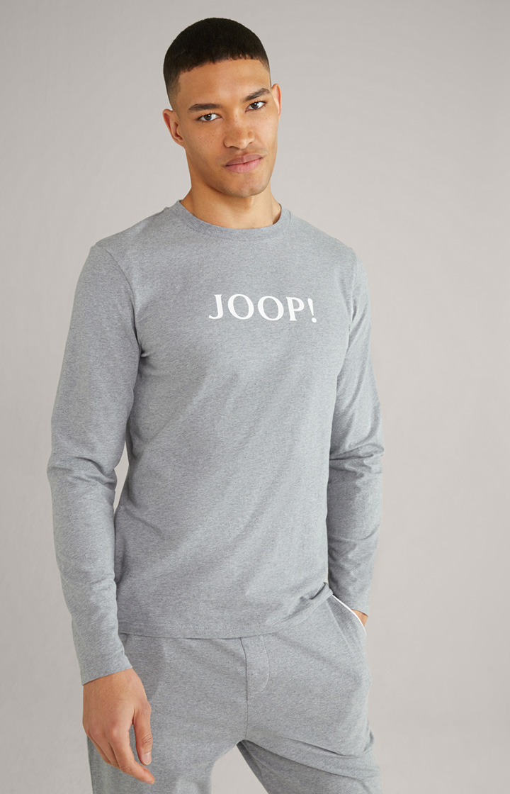 Loungewear Longsleeve in Grau