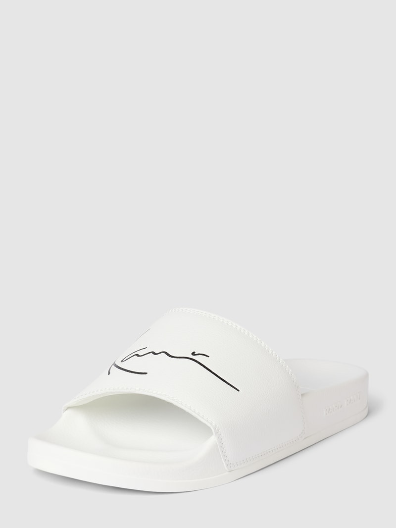 Slides mit Label-Print Modell 'POOL' in weiß