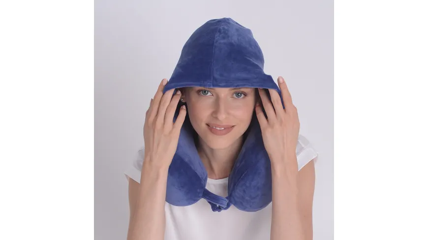 TravelBlue Kapuzen-Ruhekissen blau blau
