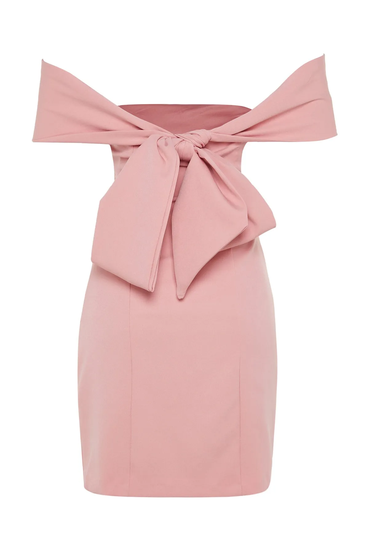 Trendyol Collection  Abendkleid mit gewebtem Latz und Puderfutter TPRSS23EL00348