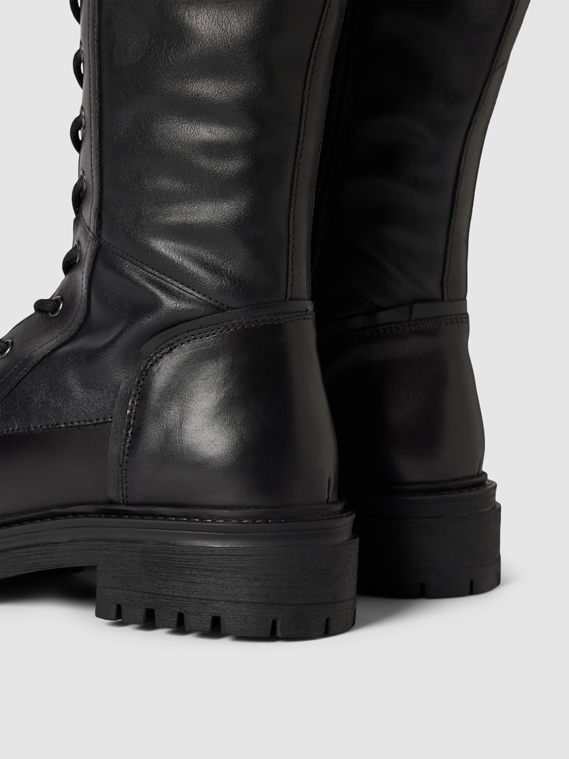 Boots aus Leder Modell 'IRIDEA' in schwarz